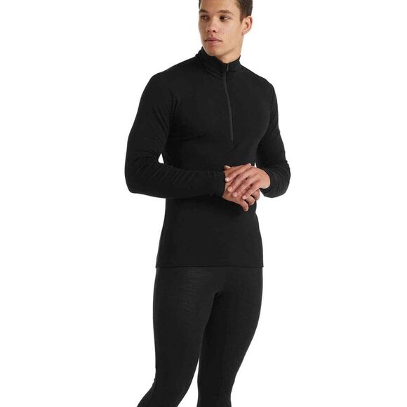 Icebreaker Men's Merino 175 Everyday Long Sleeve Half Zip Thermal Top Siz M CO41 - Picture 1 of 7